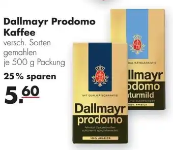 Handelshof Dallmayr Prodomo Kaffee 500 g Packung Angebot