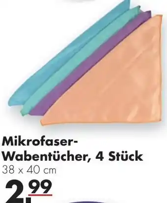 Handelshof Mikrofaser Wabentücher, 4 Stück Angebot