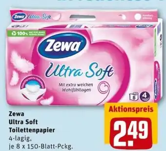 REWE PETZ Zewa Ultra Soft Toilettenpapier Angebot