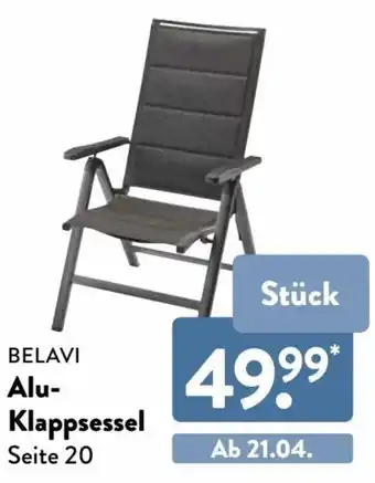 Aldi Nord Belavi Alu Klappsessel Angebot