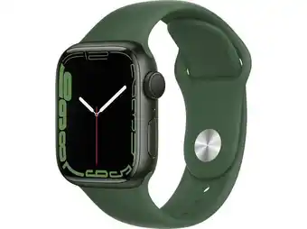 Saturn Apple watch series 7 (gps) 41mm smartwatch fluorelastomer, 130 - 200 mm, armband: grün, gehäuse: grün Angebot