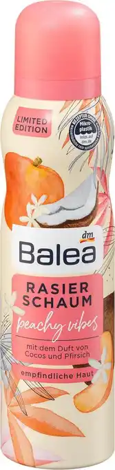 dm drogerie Balea balea rasierschaum peachy vibes Angebot