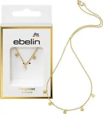 dm drogerie Ebelin halskette vergoldeter modeschmuck Angebot