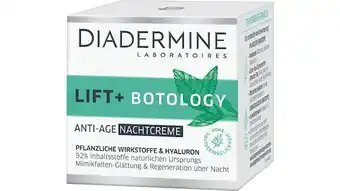 Müller Diadermine nachtpflege lift+ botology nachtcreme Angebot