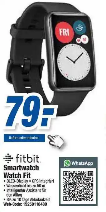 Expert Fitbit Smartwatch Watch Fit Angebot