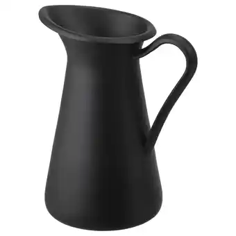 IKEA Sockerärt vase schwarz 22 cm Angebot