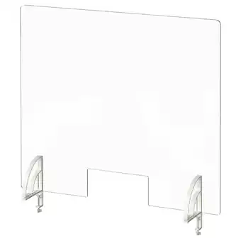 IKEA Anfallszon abschirmung für schreibtisch transparent/weiß Angebot