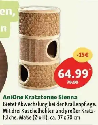 Fressnapf Anione Kratztonne Sienna Angebot