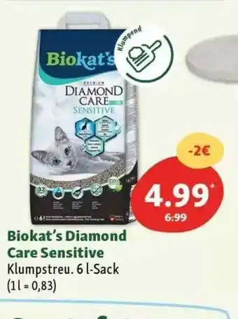 Fressnapf Biokat's Diamond Care Sensitive Angebot