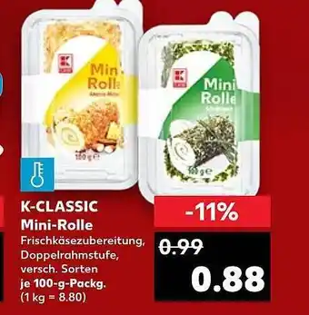 Kaufland K-classic Mini-rolle Angebot