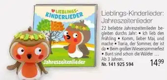 Weltbild Lieblings-kinderlieder: Jahreszeitenlieder Angebot