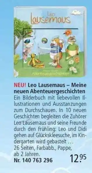 Weltbild Leo Lausemaus - Meine Neuen Abenteuergeschichten Angebot