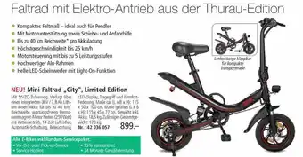 Weltbild Mini-faltrad „city” Limited Editions Angebot