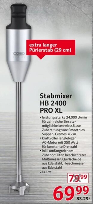 Selgros Stabmixer HB 2400 Pro XL Angebot