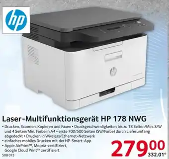 Selgros hp Laser Multifunktionsgerät 178 NWG Angebot