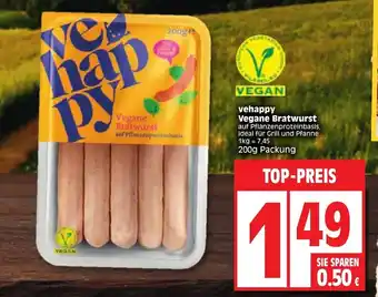 Edeka Vehappy Vegane Bratwurst 200 g Angebot