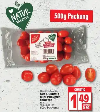 Edeka Gut & Gunstig Mini-Pflaumentomaten 500 g Angebot