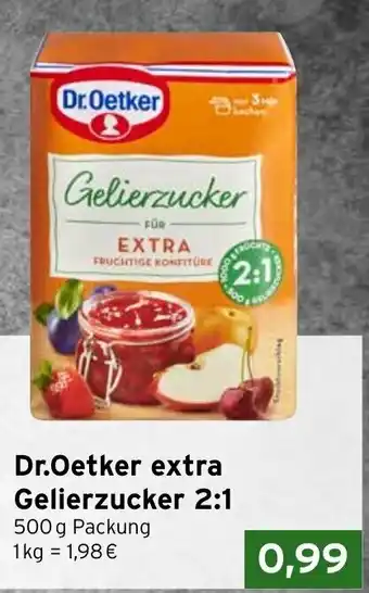 CAP Markt Dr. Oetker Extra Gelierzucker 2:1 500g Packung Angebot