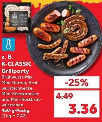 Kaufland K-classic Grillparty Angebot