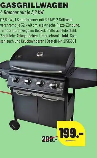 Leitermann Baumarkt Gasgrillwagen Angebot