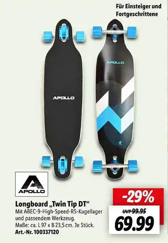 Lidl Longboard Twin Tip Dt Angebot