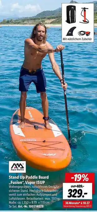 Lidl Stand Up Paddle Board Angebot