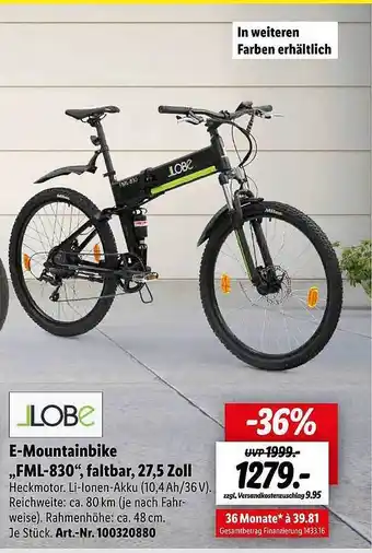 Lidl E Mountainbike Angebot