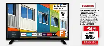 Lidl Toshiba Hd Ready Smart Tv Angebot