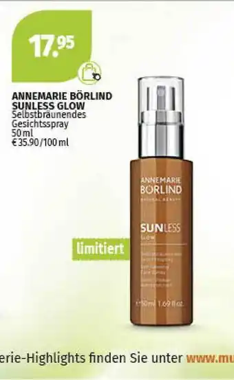 Müller Annemarie Börlind Sunless Glow Angebot