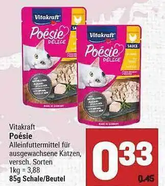 Marktkauf Vitakraft Poésie Angebot