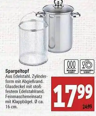 Marktkauf Spargeltopf Angebot