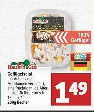 Marktkauf Bauern Gut Geflügelsalat Angebot