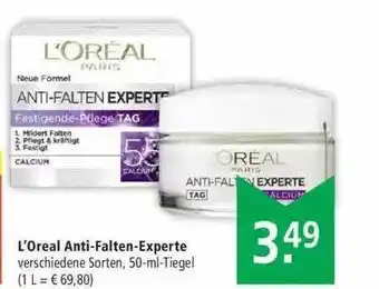 Marktkauf L'oreal Anti-falten-experte Angebot