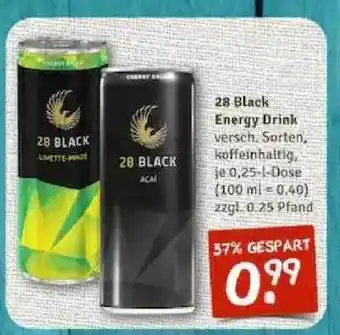 nahkauf 28 Black Energy Drink Angebot