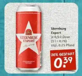 nahkauf Sternburg Export Angebot