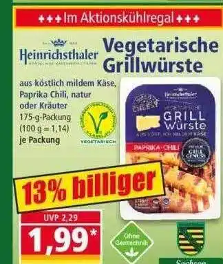 Norma Vegetarische Grillwürste Angebot