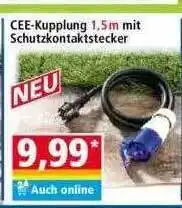 Norma Cee-kupplung 1.5m Mit Schutzkontaktstecker Angebot