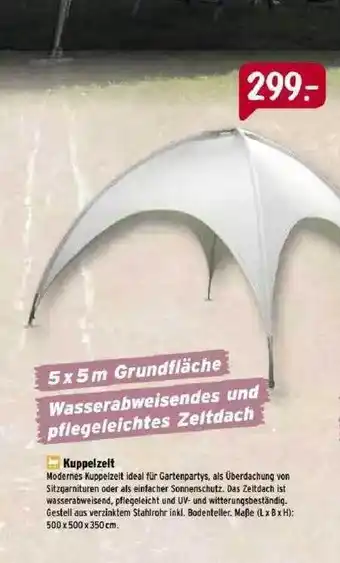 Raiffeisen Markt Kuppelzelt Angebot