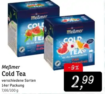 KONSUM Meßmer Cold Tea 14er Packung Angebot