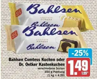 dodenhof Bahlsen Comtess Kuchen Oder Dr. Oetker Kastenkuchen Angebot