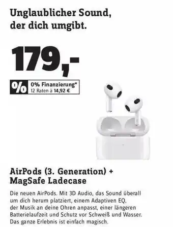 Conrad Airpods 3. Generation Magsafe Ladecase Angebot