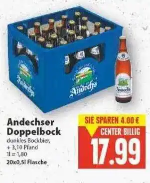 E-Center Andechser Doppelbock Angebot