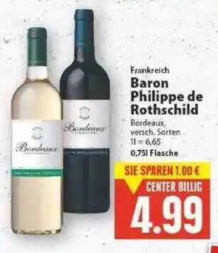 E-Center Baron Philippe De Rothschild Angebot