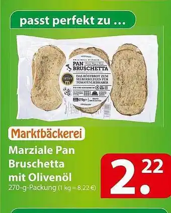 Famila Nord Ost Marziale Pan Bruschetta Mit Olivenöl Angebot