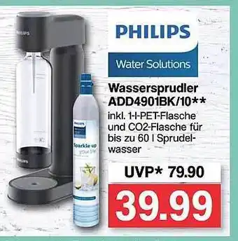 Famila Nord West Philips Wassersprudler Add4901bk 10 Angebot