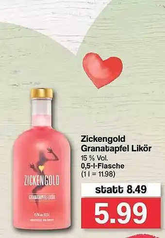 Famila Nord West Zickengold Granatapfel Likör Angebot