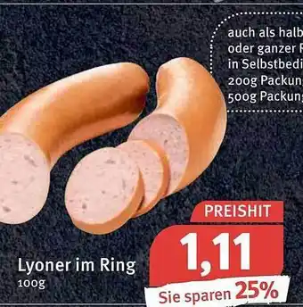 Feneberg Lyoner Im Ring Angebot