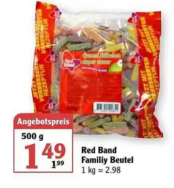 Globus Red Band Family Beutel Angebot