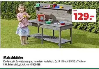 Hagebau Matschküche Angebot