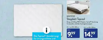 Aldi Nord Novitesse Steppbett Topcool Angebot